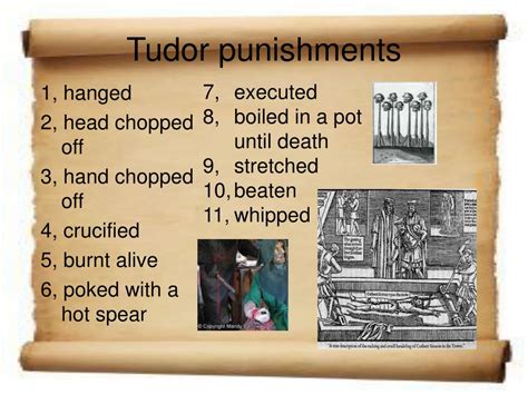 tudors crime and punishment ks2